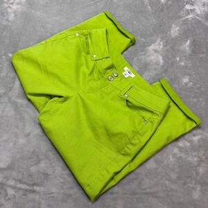 Cato Contemporary Lime Green Pants Size 6‎ Cropped Capri Casual
